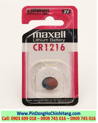 Pin Maxell CR1216 _Pin CR1216